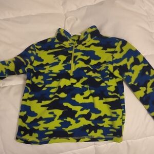 Kids Camouflage Fleece Pullover